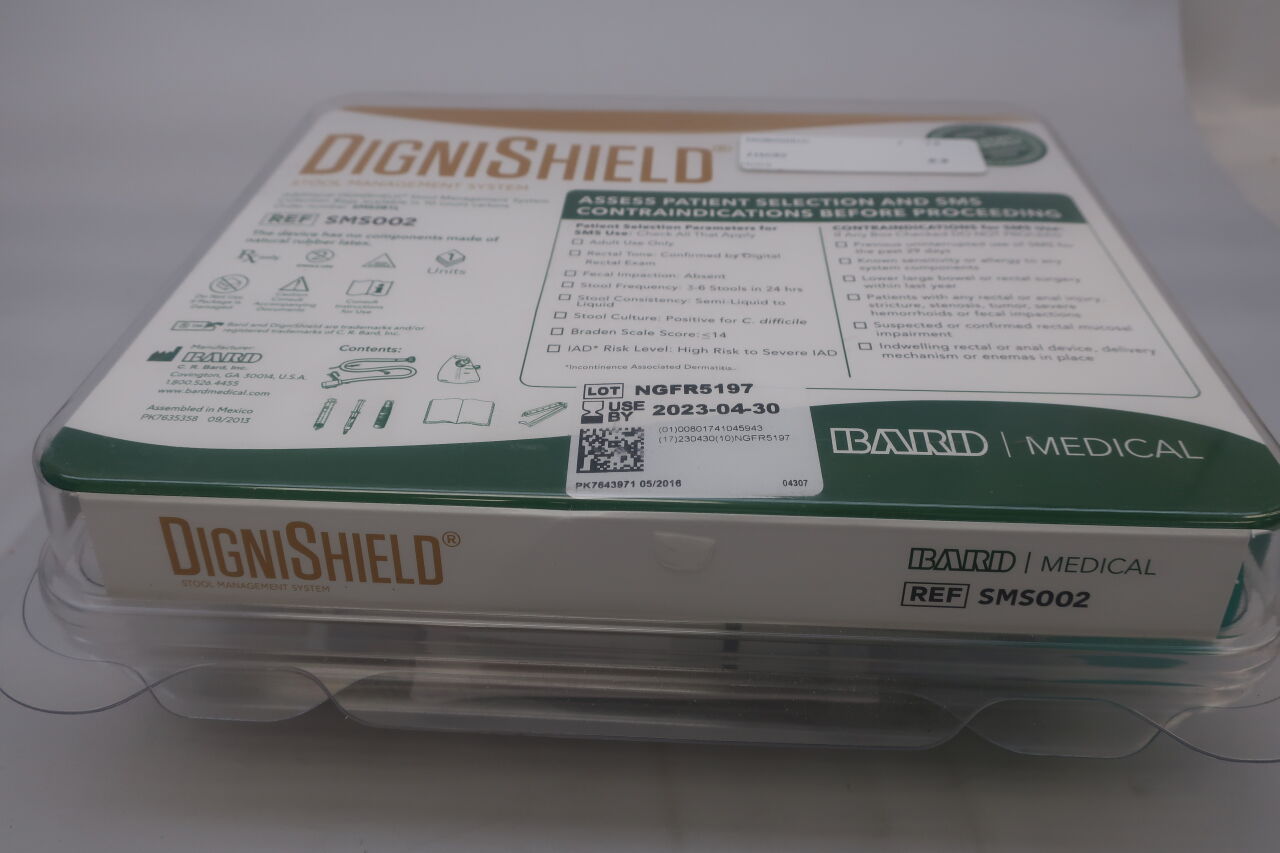 SMS002 - BARD - DigniShield Stool Management System, (EA) - ( Expiry Date: 2022-06-30 )