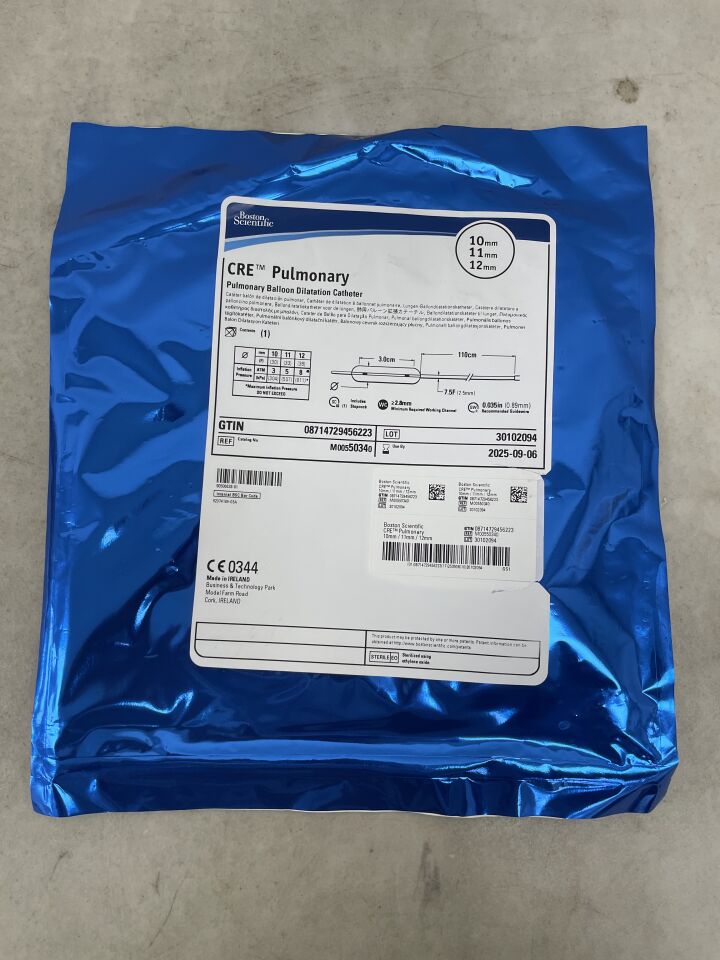 5034 - BOSTON SCIENTIFIC - CRE Pulmonary Balloon Dilatation Catheter - 10mm x 11mm x 12mm, (EA) - ( Expiry Date: 2025-09-06 )
