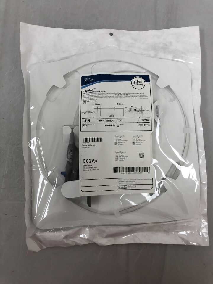 6412 - BOSTON SCIENTIFIC - eXcelon Transbronchial Aspiration Needle - 21Ga, (EA) - ( Expiry Date: 2025-11-08 )