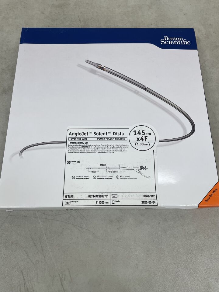 109681 - BOSTON SCIENTIFIC - AngioJet Solent Omni Thrombectomy Set - OTW - Power Pulse Enabled - 6Fr x 120cm, (BX/1) - ( Expiry Date: 2025-07-07 )