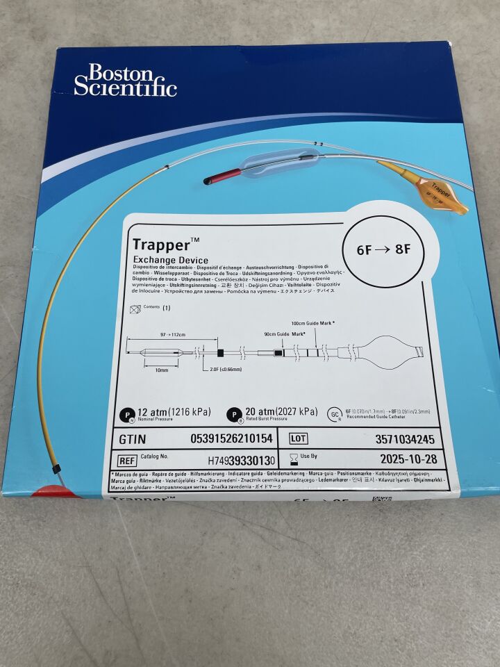 3933013 - BOSTON SCIENTIFIC - trapper exchange device - 6fr-8fr, (BX/1) - ( Expiry Date: 2025-10-28 )