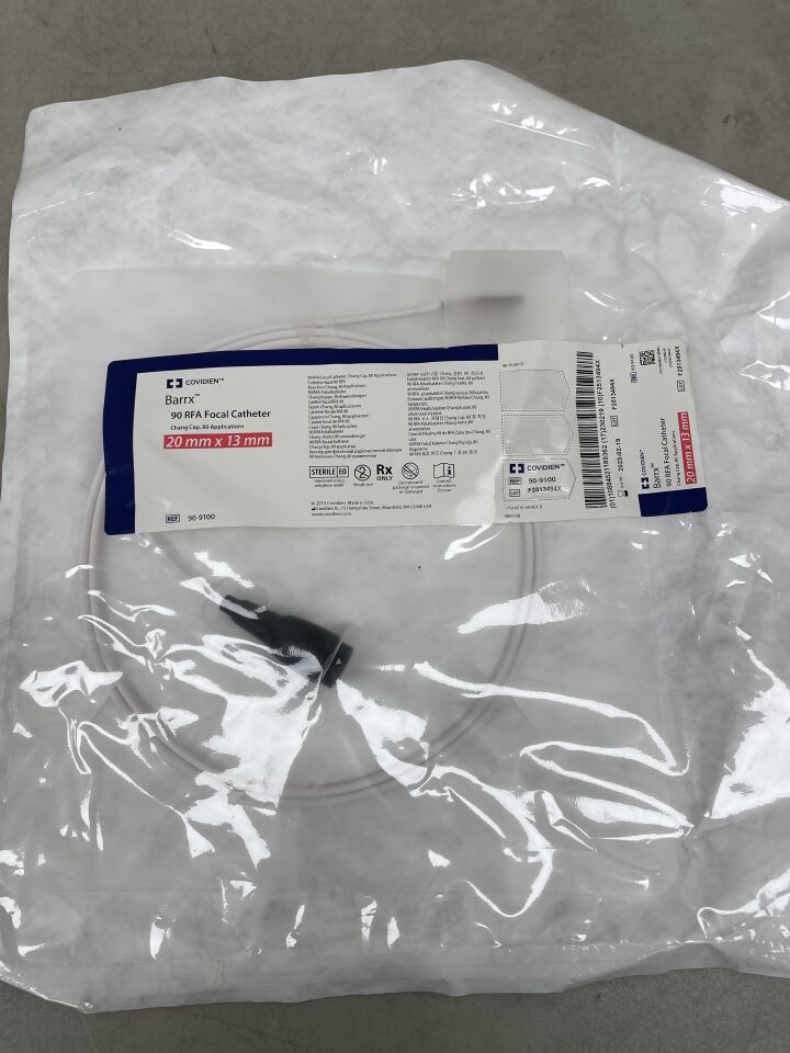 90-9100 - COVIDIEN - Barrx 90 RFA Focal Catheter, 8.6 to 12.8 mm Scope, 20 L x 13 mm W Electrode, (EA) - ( Expiry Date: 2023-02-19 )