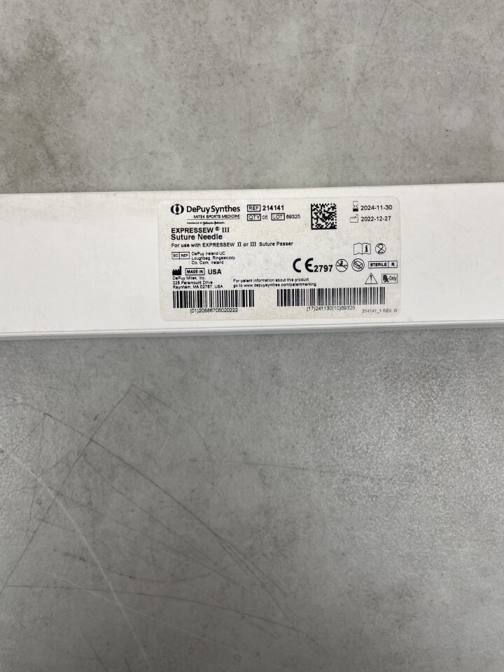 214141 - DEPUY - Needle For Expressew III Flexible Suture Passer, (BX/5) - ( Expiry Date: 2024-11-30 )