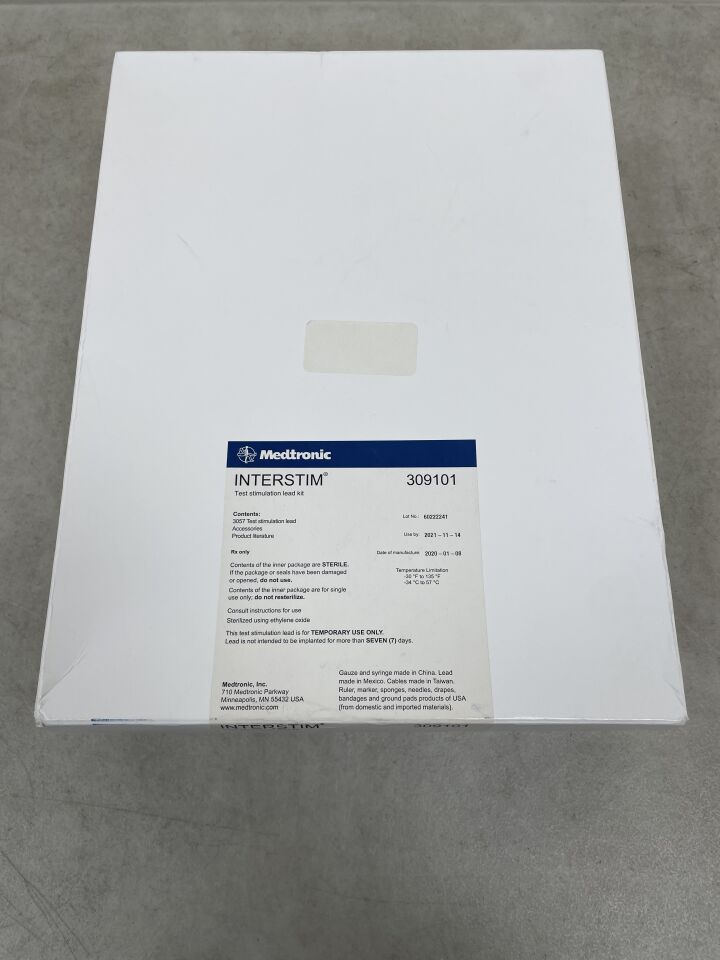 309101 - MEDTRONIC - InterStim Test Stimulation Lead Kit, (BX/1) - ( Expiry Date: 2021-11-14 )