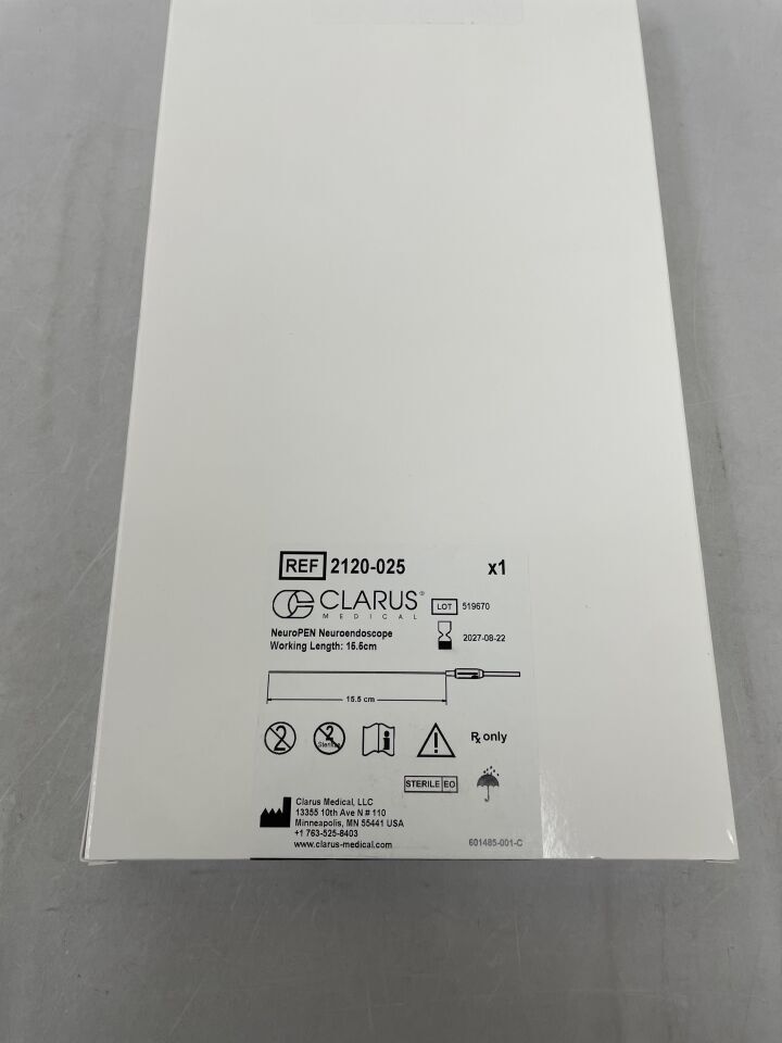 2120-025 - CLARUS MEDICAL - NeuroPEN Endoscope 15.5cm, (BX/1) - ( Expiry Date: 2027-08-22 )
