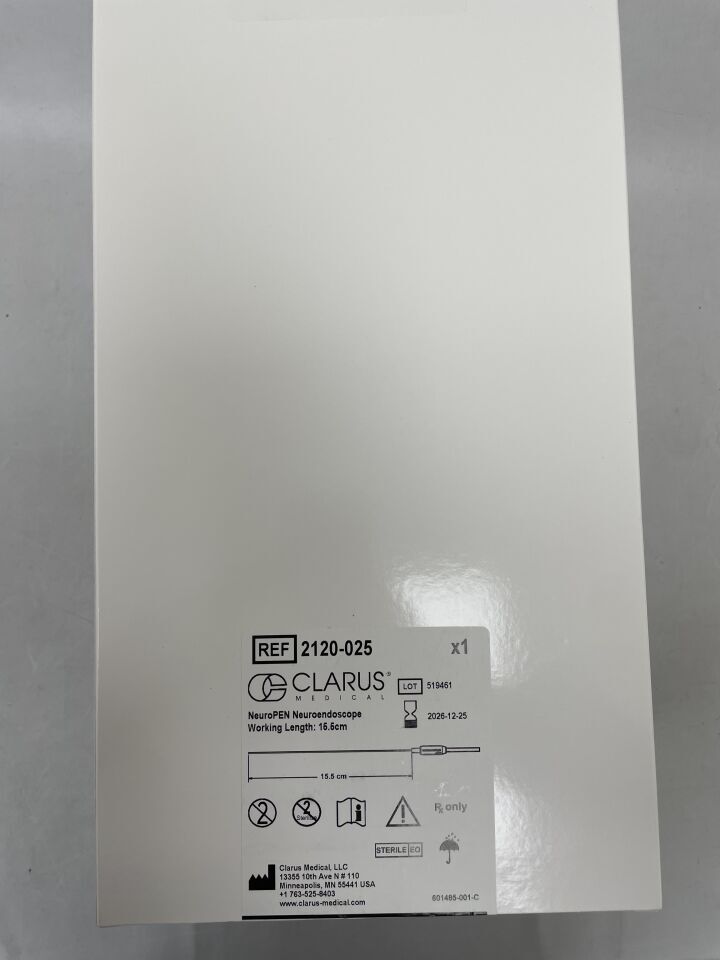 2120-025 - CLARUS MEDICAL - NeuroPEN Endoscope 15.5cm, (BX/1) - ( Expiry Date: 2026-12-25 )