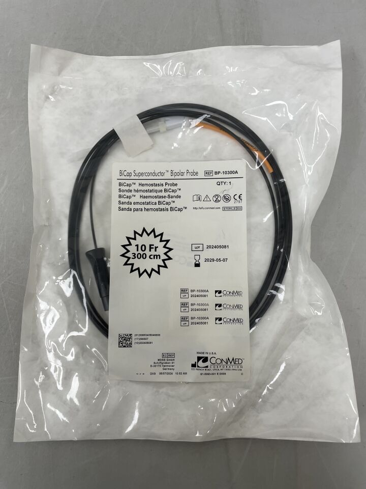 BP-10300A - CONMED - BiCap Multi-Electrode Bipolar Hemostasis Probe 10F x 300cm, (EA) - ( Expiry Date: 2029-05-07 )