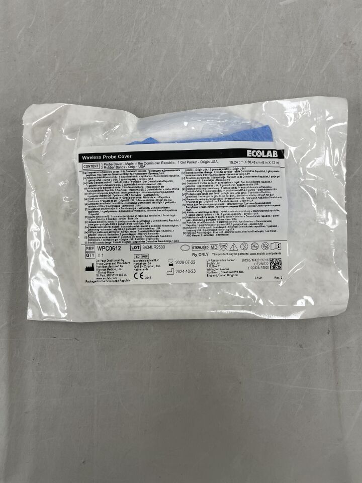 WPC0612 - ECOLAB - Wireless Probe Cover, 6" x 12", (EA) - ( Expiry Date: 2028-07-22 )