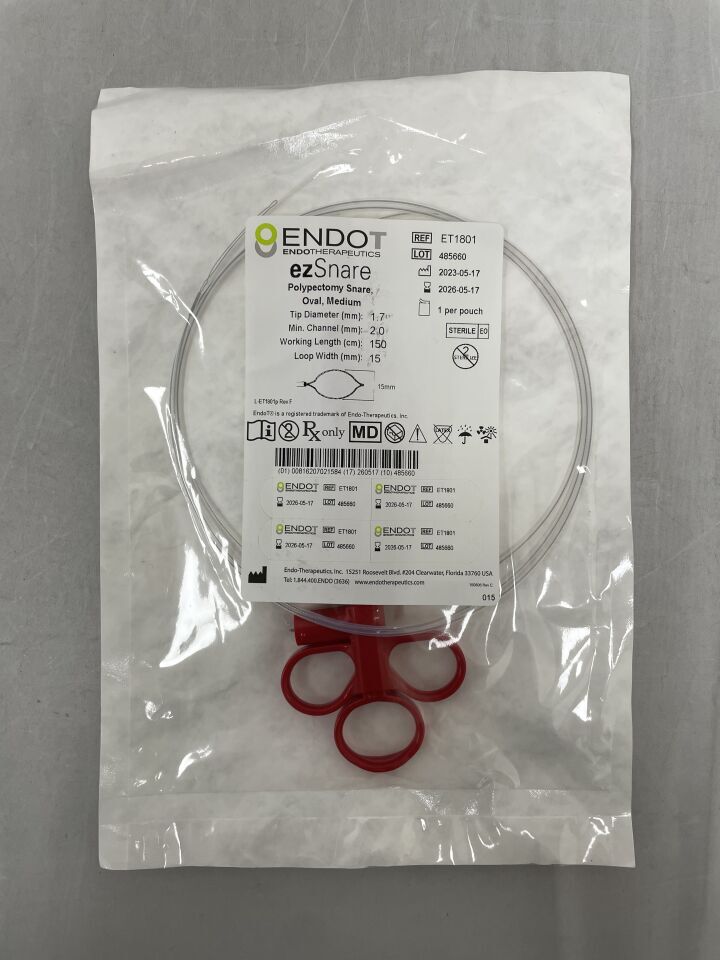 ET1801 - ENDOTHERAPEUTICS - EzSnare Polypectomy Snare, Oval, Size - Medium, (EA) - ( Expiry Date: 2026-05-17 )