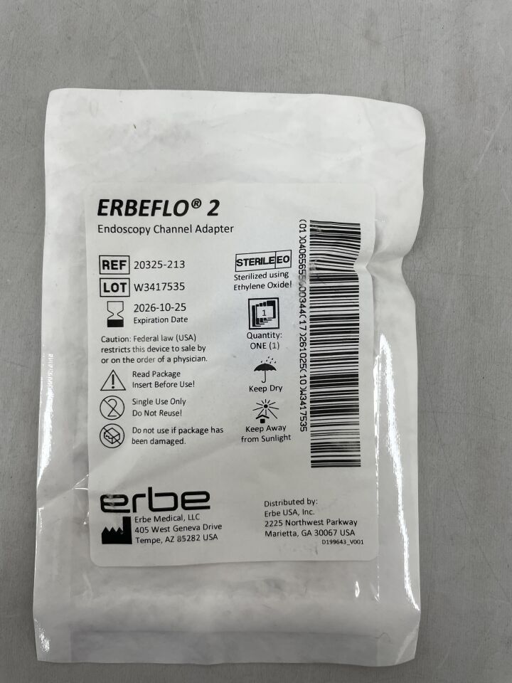 20325-213 - ERBE - ErbeFlo 2 內視鏡通道轉接器,(EA)-(有效期限至:2026-10-25)