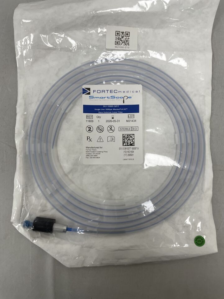 11809 - FORTEC MEDICAL - MasterPULSE Bare Holmium Laser Fiber, (EA) - ( Expiry Date: 2026-05-31 )