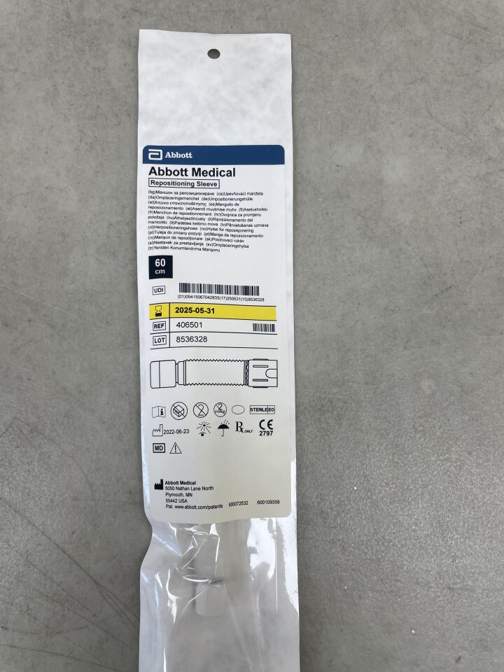 406501 - ABBOTT - sjm repositioning sleeve 60cm, (EA) - ( Expiry Date: 2025-05-31 )