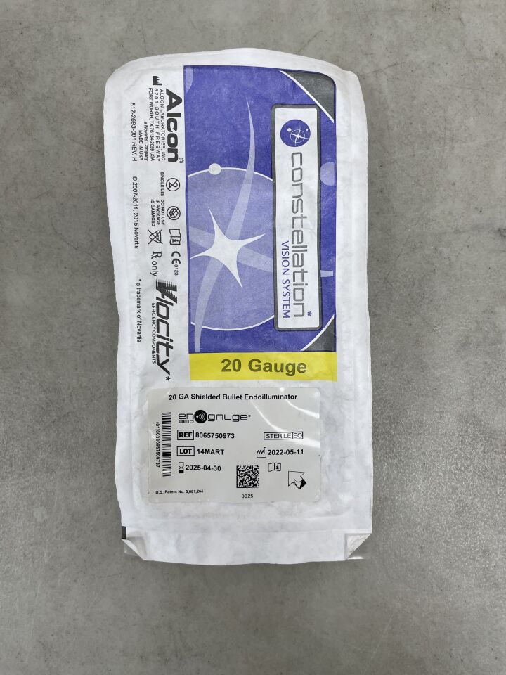8065750973 - ALCON - 20G Shielded Bullet Endoilluminator, (EA) - ( Expiry Date: 2025-04-30 )