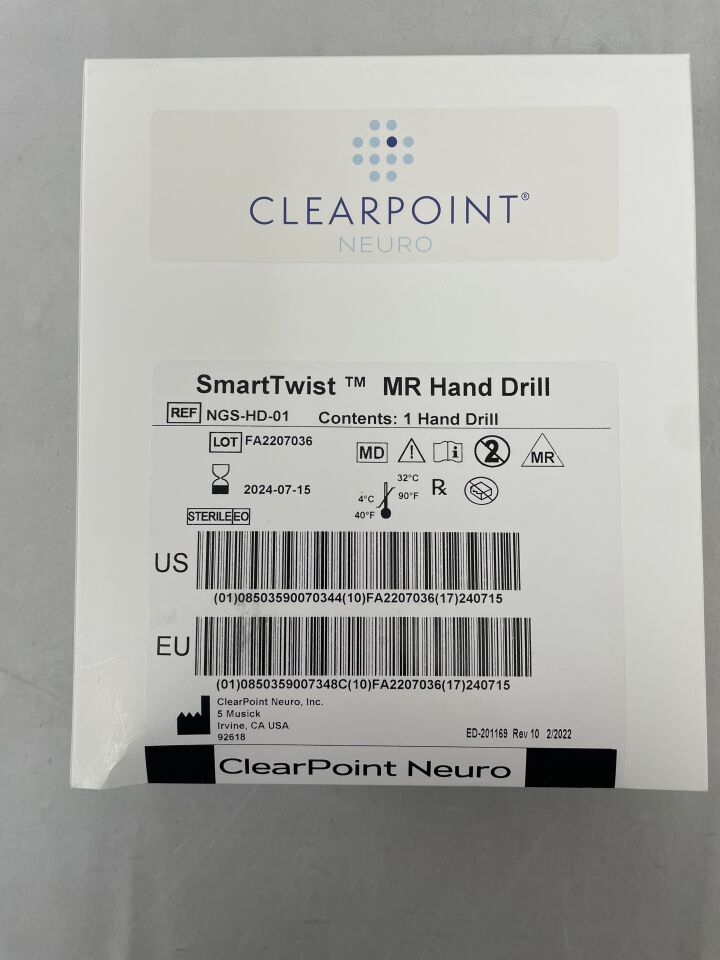 NGS-HD-01 - CLEARPOINT - SmartTwist MR Hand Drill, (BX/1) - ( Expiry Date: 2025-07-17 )
