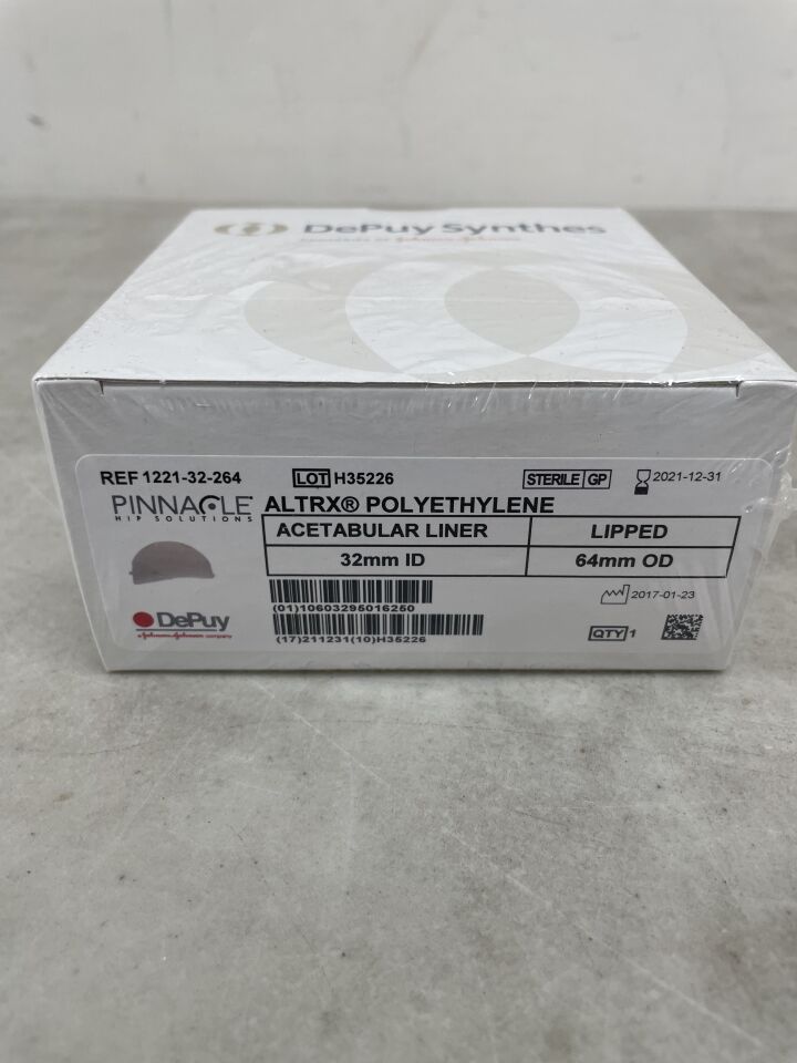 1221-32-264 - DEPUY - Pinnacle ALTRX Lip Liner 32 x 64mm, (BX/1) - ( Expiry Date: 2021-12-31 )
