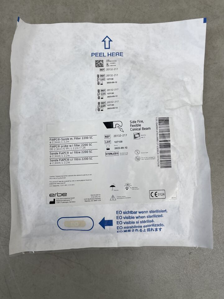 20132-217 - ERBE - 6.9F FiAPC Probe w/Filter 2200 SC, Side Fire, Flexible, Conical Beam, (EA) - ( Expiry Date: 2023-09-12 )