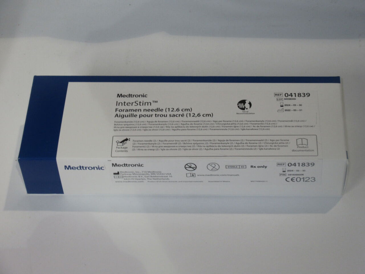 041839 - MEDTRONIC - InterStim 13cm Foramen Needle for Sacral Nerve Stimulation (SNS), (BX/2)