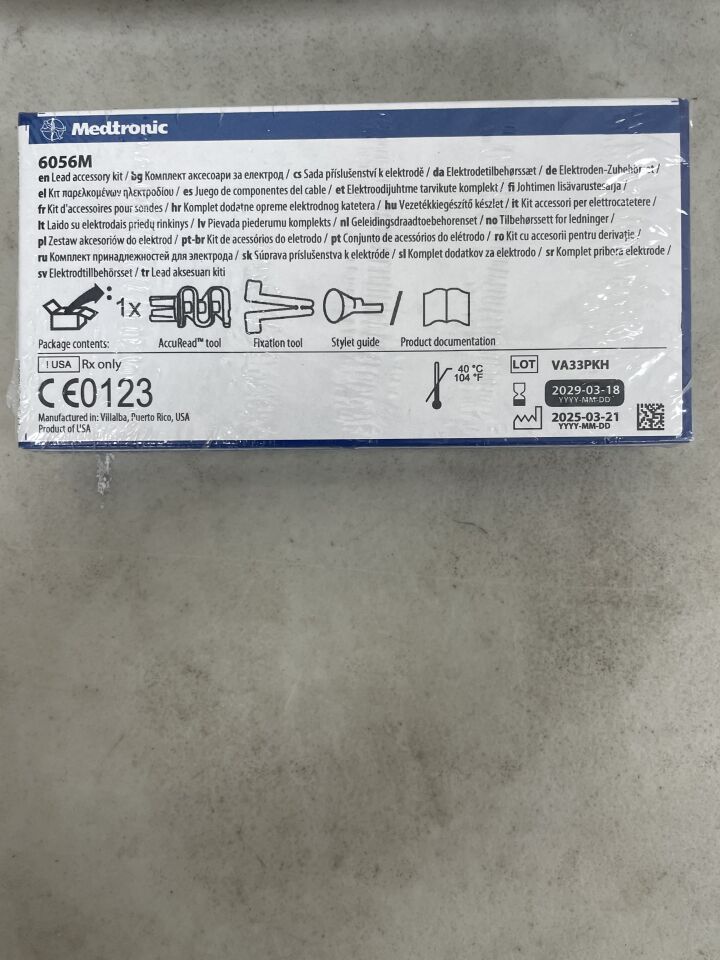 6056M - MEDTRONIC - Lead Accessory Kit , ( BX/1 ) - ( Expiry Date : 2029-03-18 )