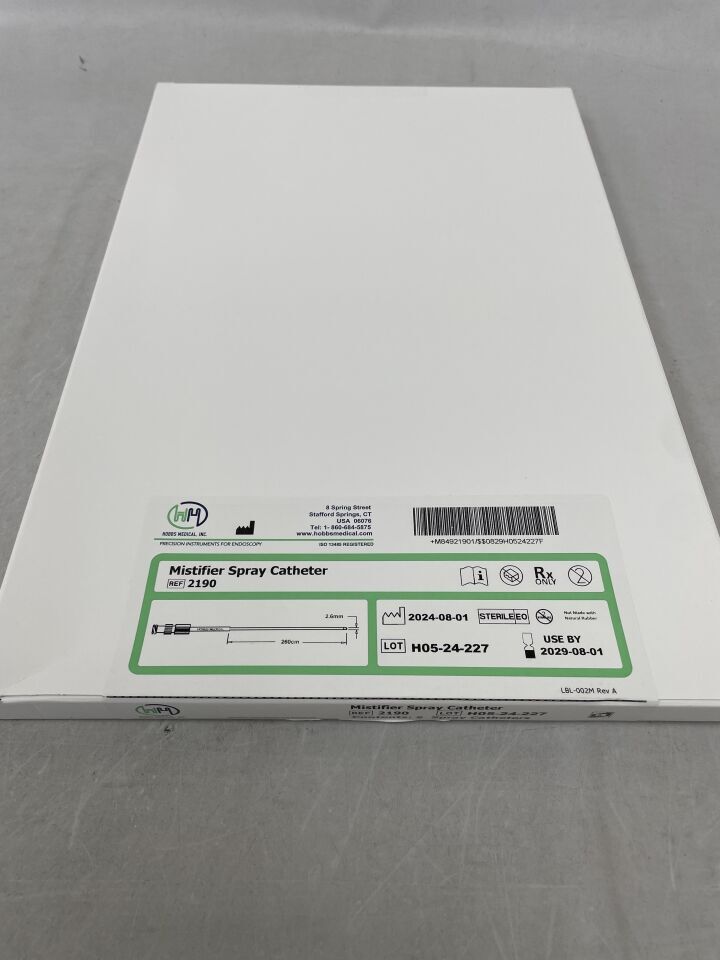 2190 - HOBBS MEDICAL - Spray Catheter Mistifier, 2.6mm diameter x 260cm length, () - ( Expiry Date: )