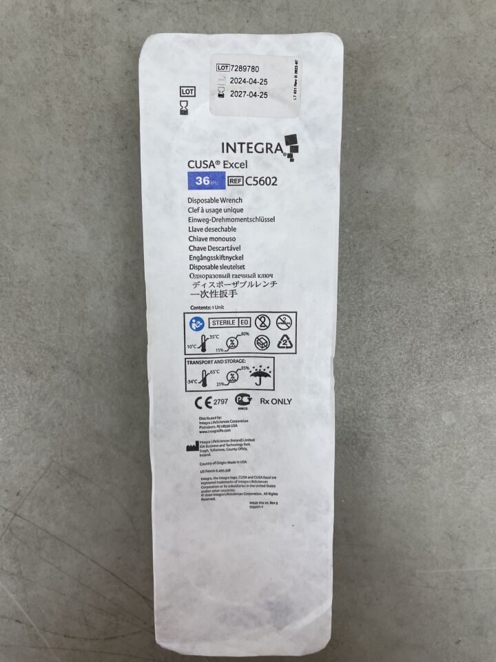 C5602 - INTEGRA - Cusa Excel Disposable Wrench 36kHz, (EA) - ( Expiry Date: 2027-04-25 )