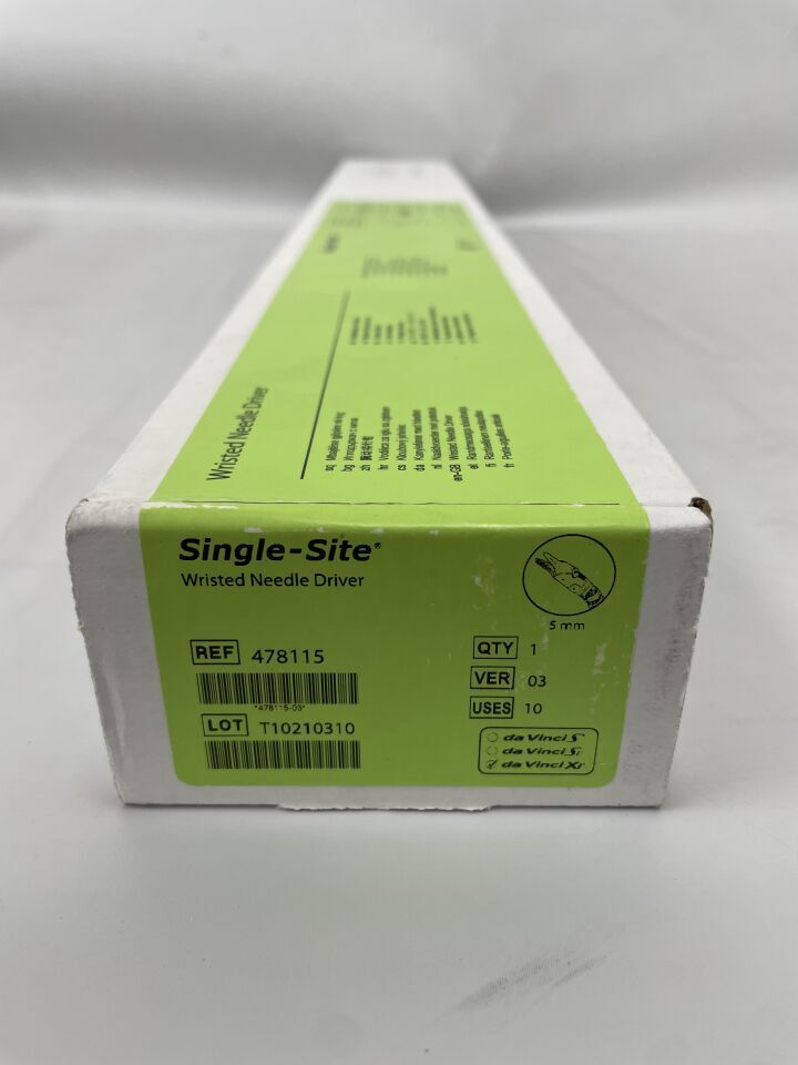 478115 - INTUITIVE SURGICAL - da Vinci Needle Driver, Single-Site Wristed, 5 mm Size, 10 Uses, (BX/1) - ( Expiry Date: 2099-12-31 )