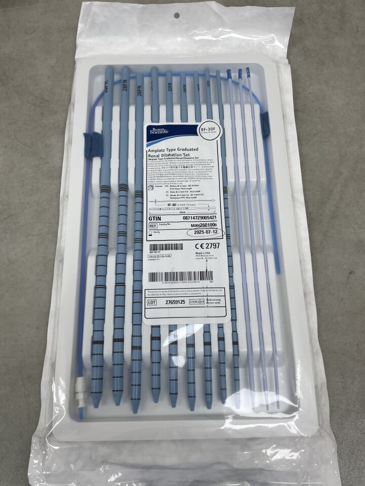 260100 - BOSTON SCIENTIFIC - Amplatz Type Graduated Renal Dilatation Set, 8F -30F, 35cm , (EA) - ( Expiry Date: 2025-07-12 )