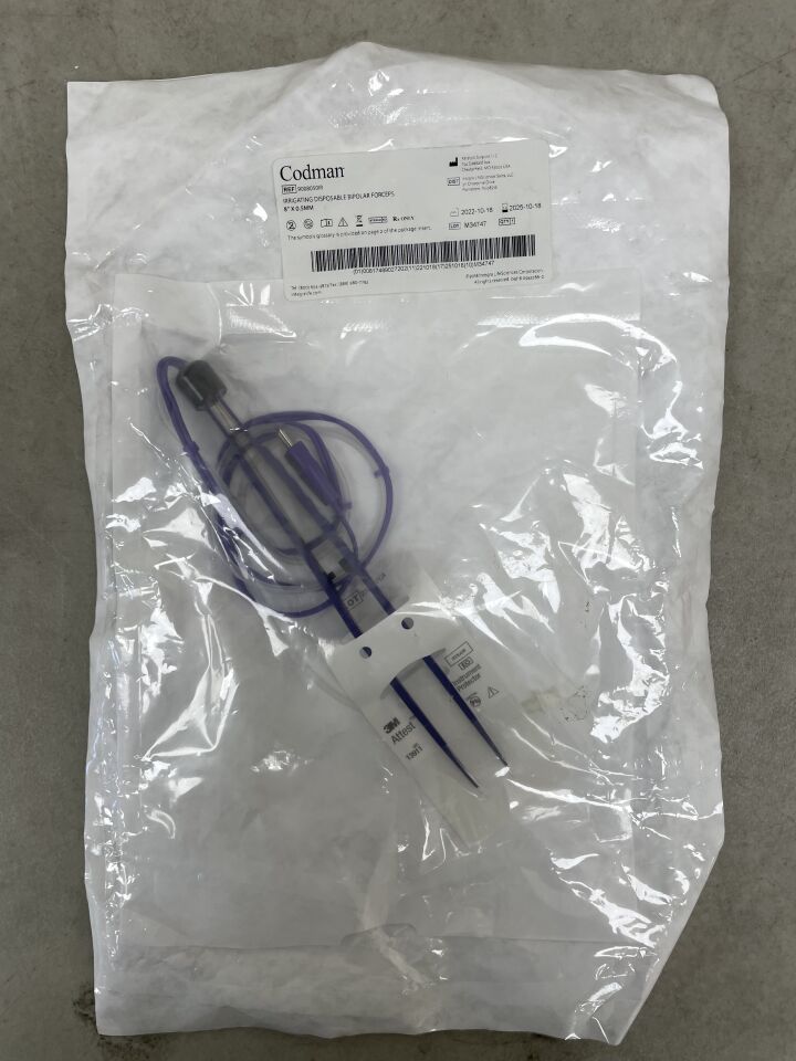 9008050IR - CODMAN - Irrigating Disposable Bipolar Forceps, 8" x 0.5mm, (EA) - ( Expiry Date: 2025-10-18 )