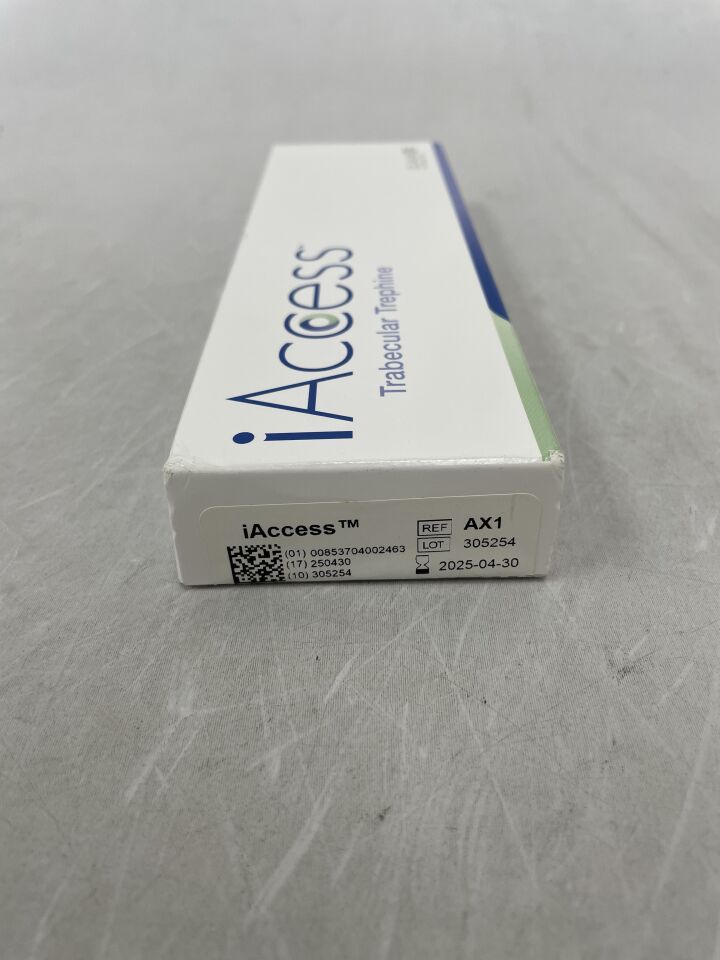 AX1 - GLAUKOS - iAccess Precision Blade, (BX/1) - ( Expiry Date: 2025-12-31 )