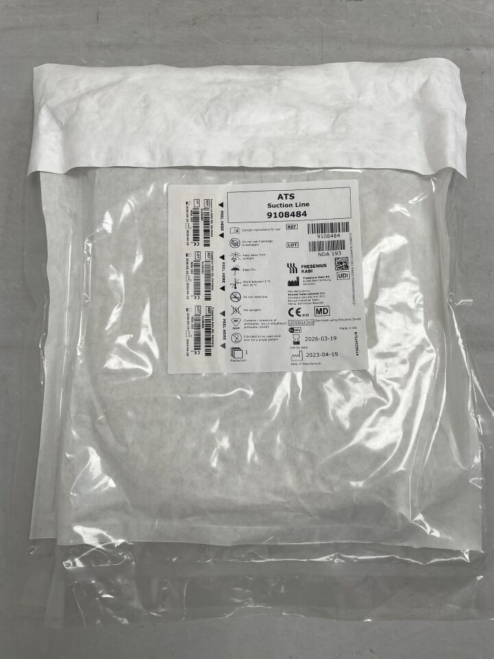 9108484 - 費森尤斯 - CATS ATS 吸痰管路及抗凝血劑管路套裝,(EA)-(有效期至:2026-03-19)