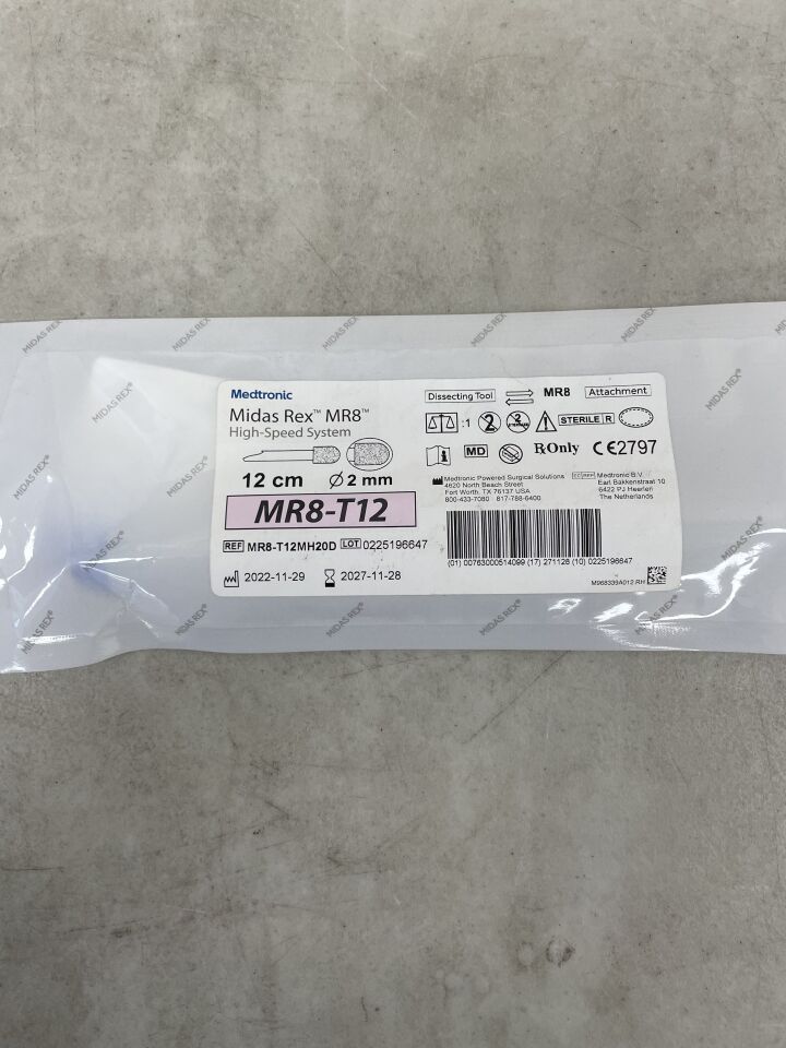 MR8-T12MH20D - MEDTRONIC - Midas Rex MR8 Match Head Diamond Telescoping Tool, 2 dia. x 2.4 mm Head Length , ( EA ) - ( Expiry Date : 2027-11-28 )