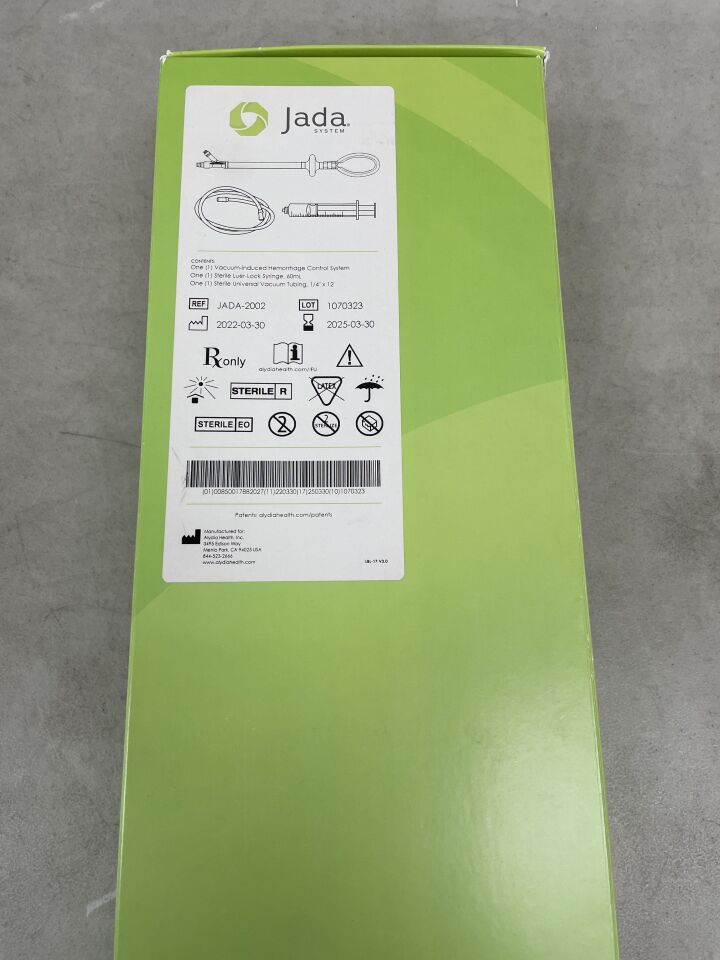 JADA-2002 - ALYIDA HEALTH - Vacuum-induced Postpartum Hemorrhage Control System, (BX/1) - ( Expiry Date: 2025-03-30 )