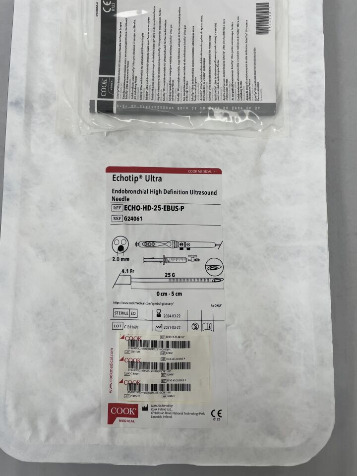 G24061 - COOK - Echotip Ultra, Endobronchial High Definition Ultrasound Needle, (EA) - ( Expiry Date: 2025-09-06 )