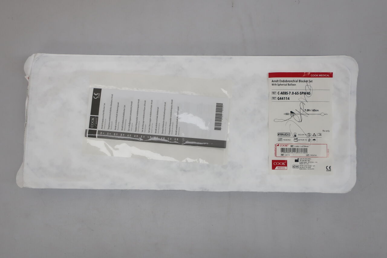 G44114 - COOK - arndt endobronchial blocker set w/spherical balloon 7f x 65cm, (EA) - ( Expiry Date: 2025-02-16 )