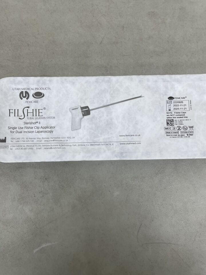 AVM-951 - FEMCARE - Sterishot II Single Use Fishie Clip Applicator Kit for Dual Incision Laparoscopy, (EA) - ( Expiry Date: 2025-11-21 )