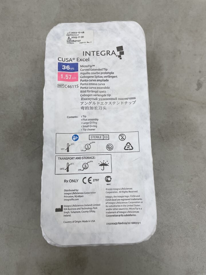 C4611S - INTEGRA - Cusa Excel MicroTip, (EA) - ( Expiry Date: 2025-11-30 )