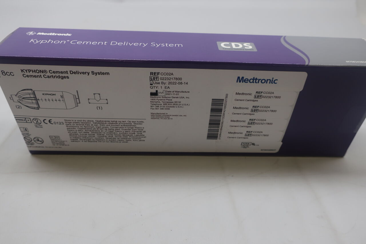 CC02A - MEDTRONIC - Kyphon Cement Delivery Cartridges, (BX/1) - ( Expiry Date: 2025-11-09 )