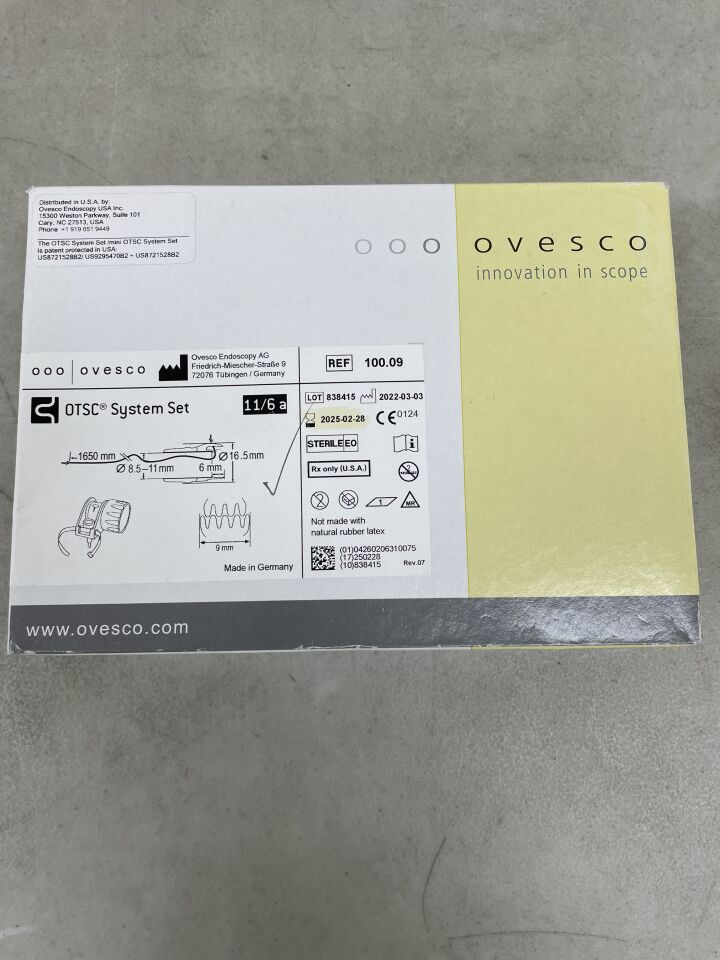 100.09 - OVESCO - OTSC System Set 11/6 A, (BX/1) - ( Expiry Date: 2025-02-28 )