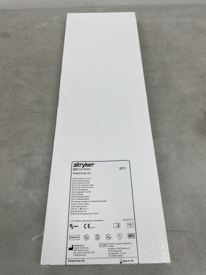 CAT00241 - STRYKER - Portal Entry Kit, (BX/1) - ( Expiry Date: 2025-01-03 )