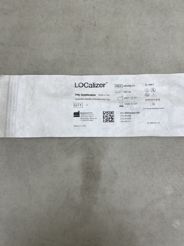 HB200-07 - HOLOGIC - LOCalizer Needle Applicator w/Preloaded RFID Tag, 12G x 7cm, (EA) - ( Expiry Date: 2026-12-01 )