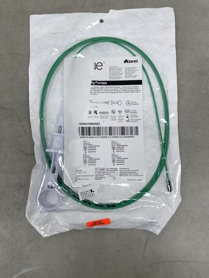M00527450 - ANREI MEDICAL - Alligator Grasping Forceps 8mm, (EA) - ( Expiry Date: 2025-08-08 )