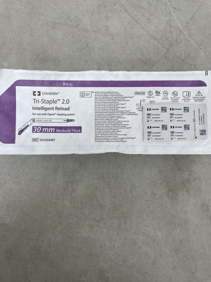 SIG30AMT - COVIDIEN - Medtronic Signia Tri-Staple 2.0 Reload, 30mm Medium/Thick, Purple , ( EA ) - ( Expiry Date : 2026-04-30 )