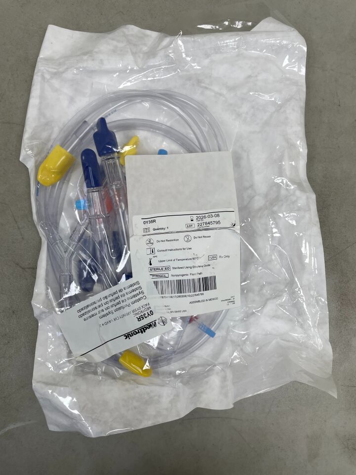 0Y35R - MEDTRONIC - Custom Perfusion System , ( EA ) - ( Expiry Date : 2026-03-08 )
