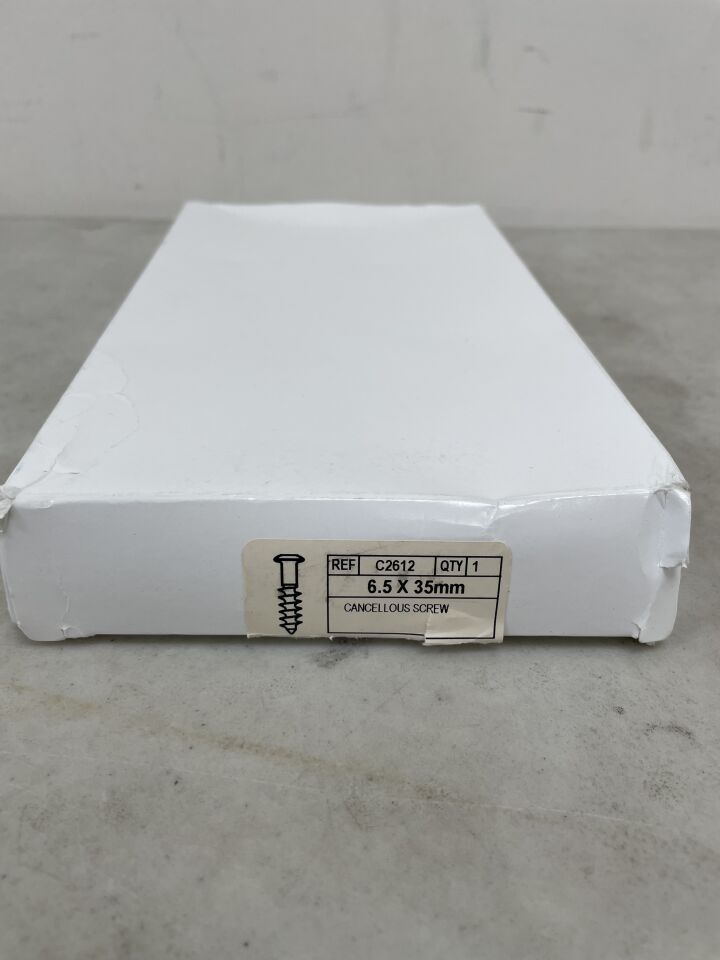 C2612 - CONMED - Linvatec Cancellous Screw 6.5mm x 35mm, (BX/1) - ( Expiry Date: 2025-08-30 )