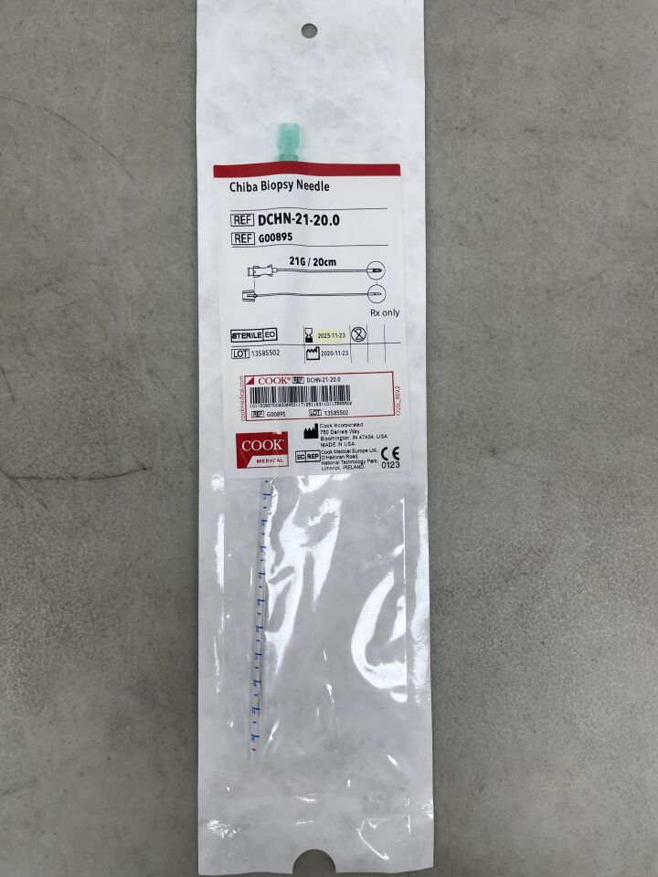 G00895 - COOK - Chiba Biopsy Needle 21G x 20cm, (EA) - ( Expiry Date: 2025-11-23 )