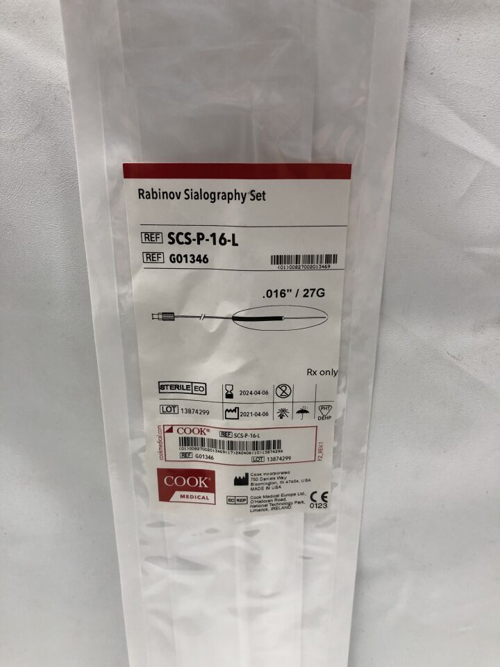 G01346 - COOK - Rabinov Sialography Set, 27G, (EA) - ( Expiry Date: 2025-09-12 )