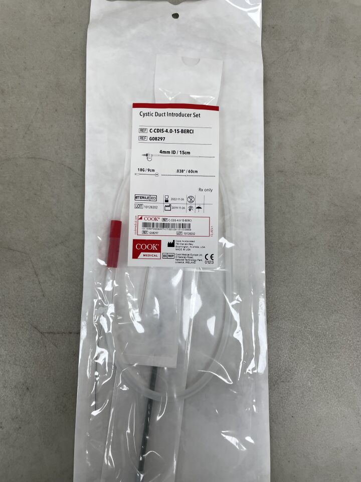 G08297 - COOK - Appel-Berci Cystic Duct Introducer Set, (EA) - ( Expiry Date: 2022-11-26 )