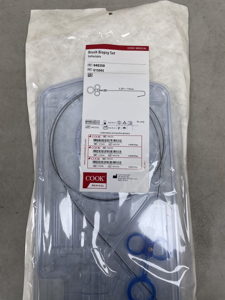 G15045 - COOK - Deflectable Brush Biopsy Set, Occlusive 3.2F x 115cm, (EA) - ( Expiry Date: 2025-09-23 )