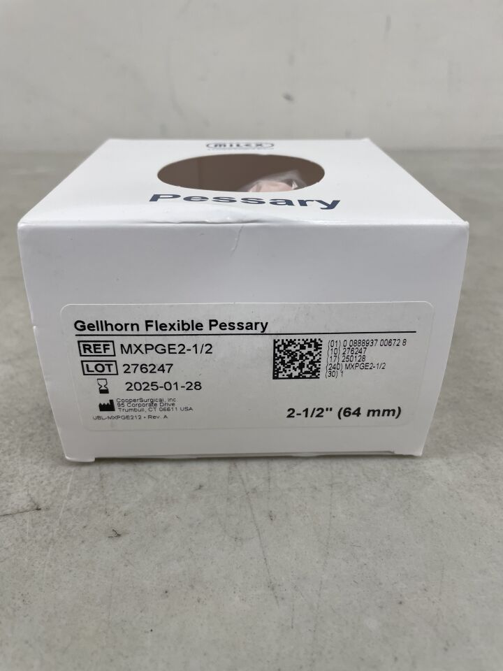 MXPGE2-1/2 - COOPER SURGICAL - Gellhorn Flexible for Bladder Prolapse, 2-1/2", (BX/1) - ( Expiry Date: 2025-01-28 )