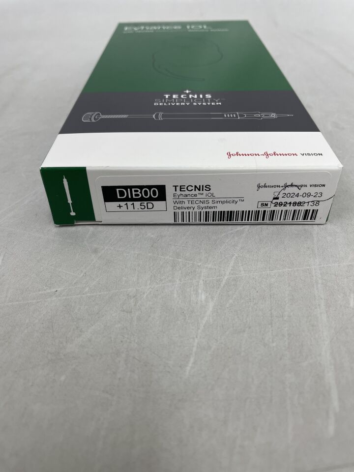 DIB00U0115 - JOHNSON & JOHNSON - TECNIS Eyhance IOL with TECNIS Simplicity Delivery System, +11.5D, (BX/1) - ( Expiry Date: 2025-10-11 )
