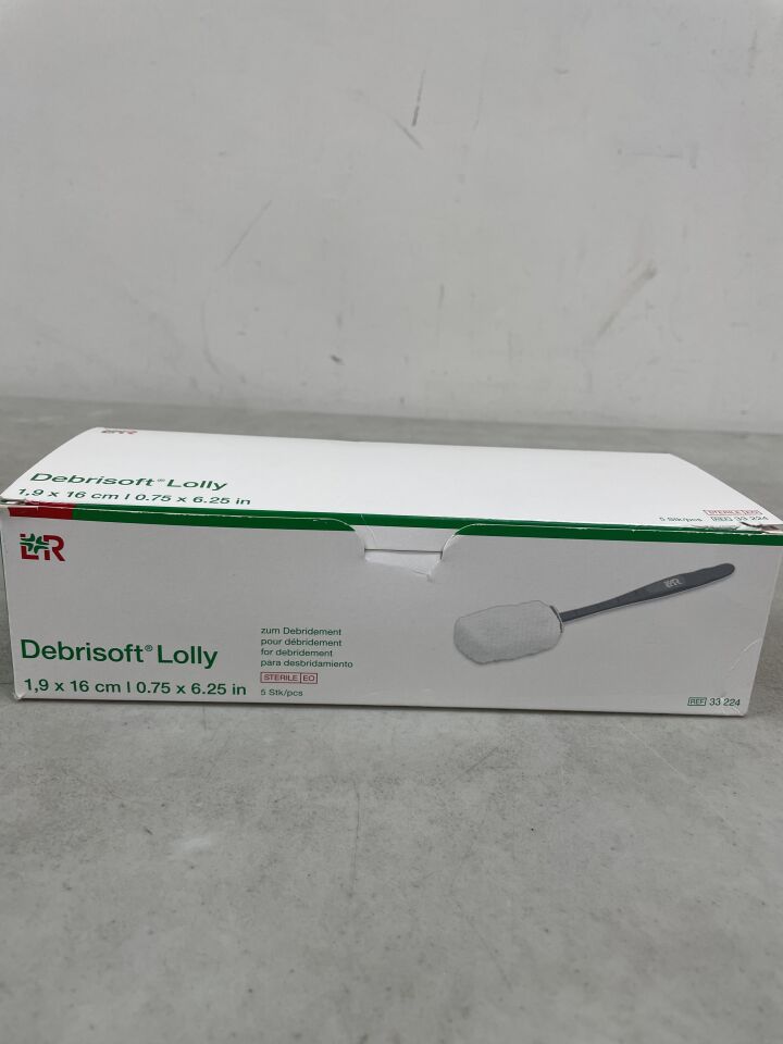 33 224 - LOHMANN RAUSCHER - Debrisoft Lolly, 0.75 x 6.25, (BX/5)
